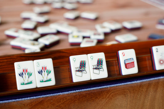 Mahogany Rack with Summer Collection Tiles